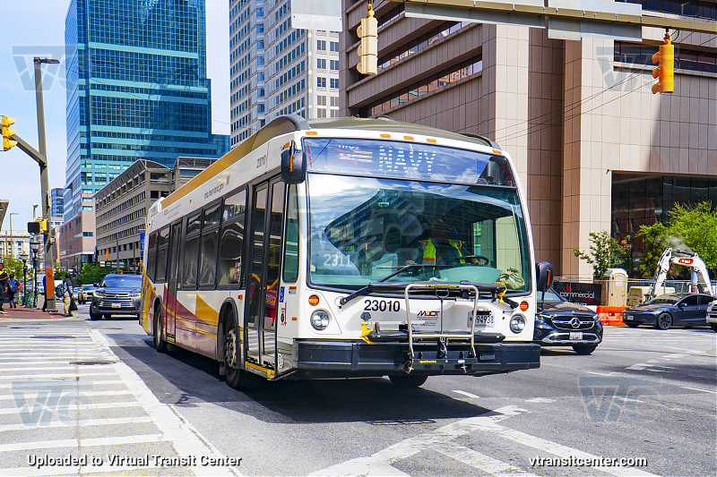 MTA Maryland BaltimoreLink 23010 on CityLink Navt
CityLink Navy to Mondawmin Metro
NovaBUS LFS
