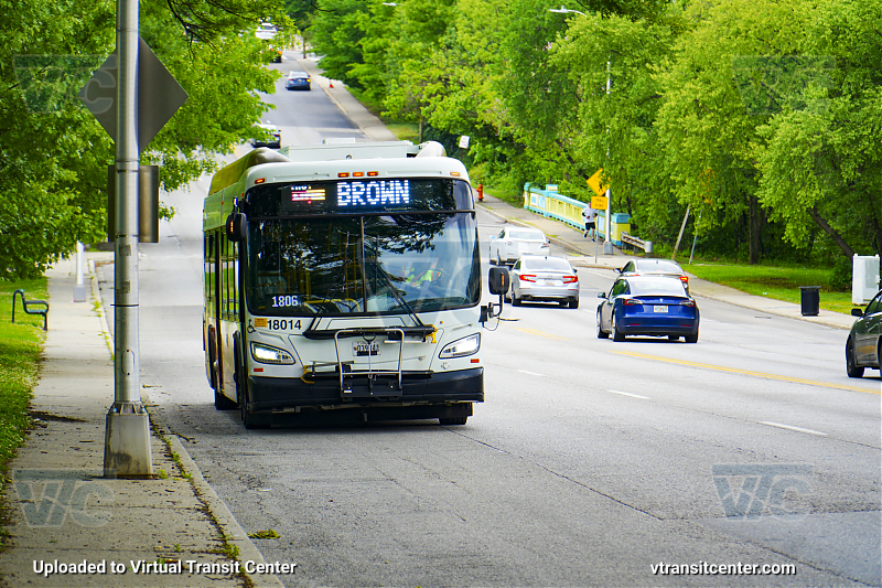 MTA Maryland BaltimoreLink 18014 on CityLink Brown
CityLink Brown to UM Medical Center
New Flyer Xcelsior Diesel
