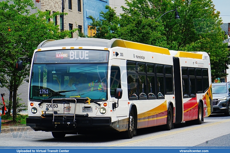 MTA Maryland BaltimoreLink 20053 on CityLink Blue
CityLink Blue to Johns Hopkins Bayview
NovaBus LFS Artic
Keywords: MTA Maryland;Baltimore Link;NovaBus LFS Artic