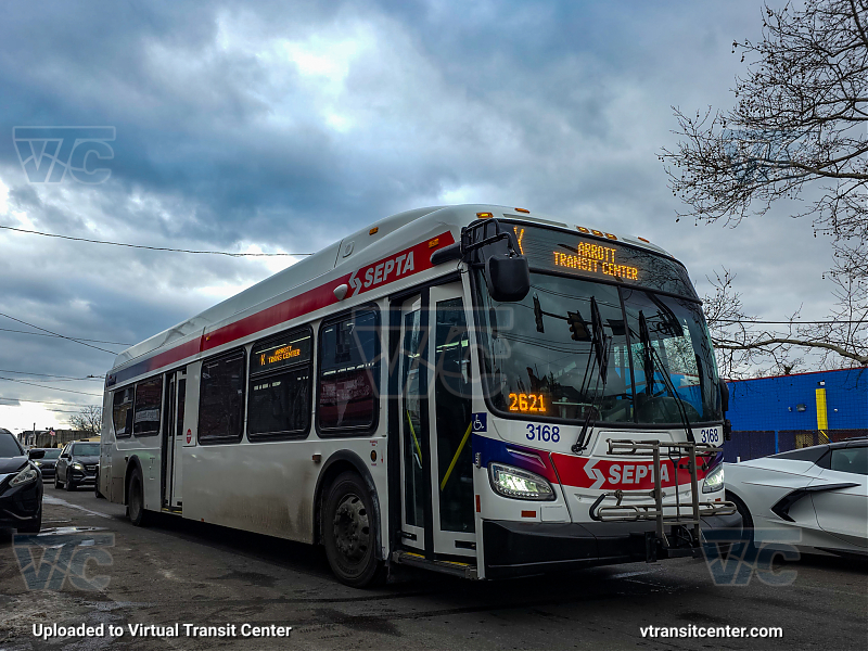 SEPTA 3168 on Route K
Route K to Arrott Transit Center
New Flyer XDE40
February 11th 2026
Keywords: SEPTA;New Flyer Xcelsior;New Flyer XDE40