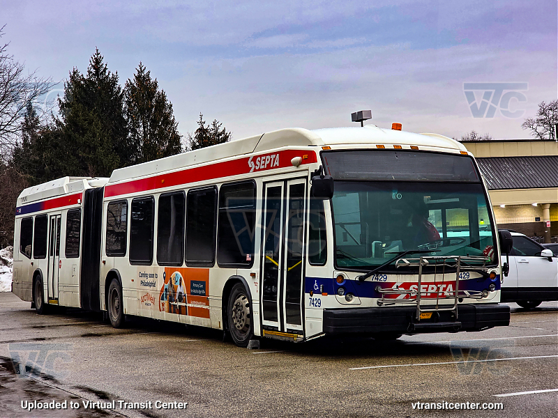 SEPTA 7429
Route 18 to Fox Chase
Keywords: SEPTA Bus;NovaBus LFS Artic