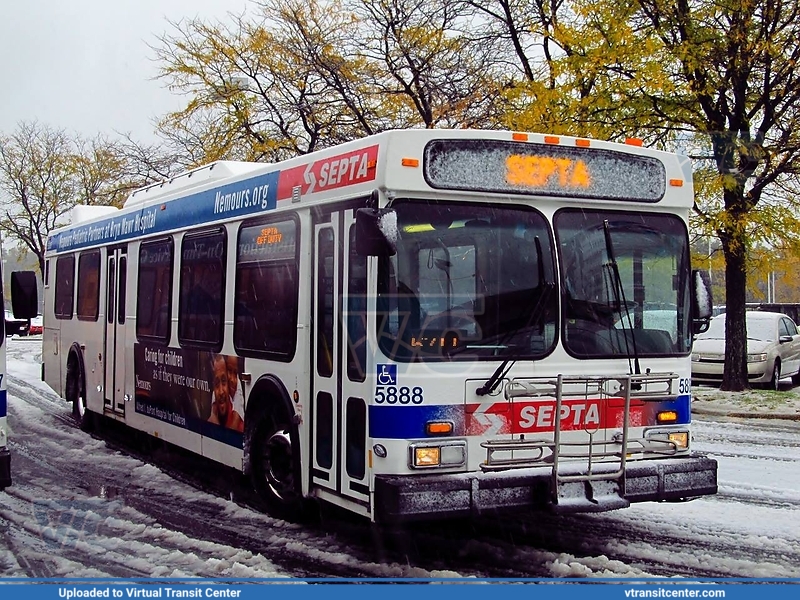 SEPTA 5888
In the Snow
New Flyer D40LF
Winter 2011
