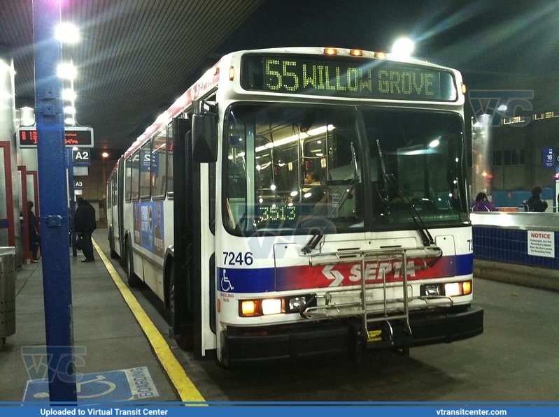 SEPTA 7246 on Route 55
Route 55 to Willow Grove
Neoplan AN460
2013
