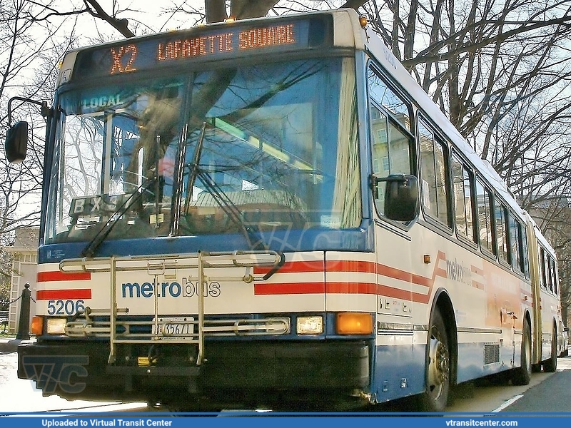 WMATA 5206 on Route X2
Here we have an Ikarus articulated bus serving one of it's last trips on the X2 in DC. This bus and all of it's counterparts have retired in 2011. RIP

Photo Taken March 7th, 2011
