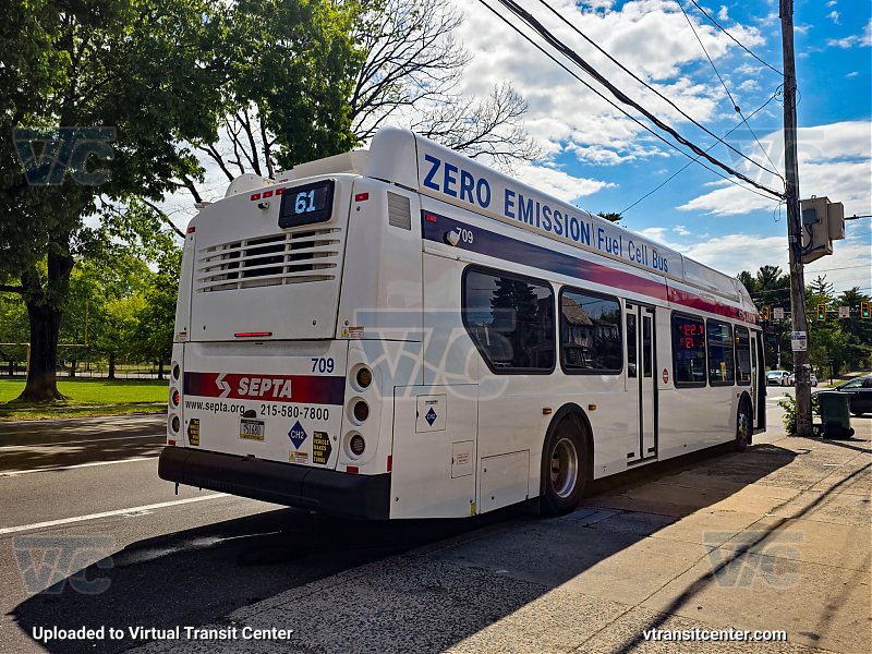 SEPTA XHE40 709
Not In Service (Signed up as Route 61)
New Flyer XHE40
Keywords: SEPTA Bus;Hydrogen Fuel Cell;New Flyer XHE40;Zero Emissions Bus