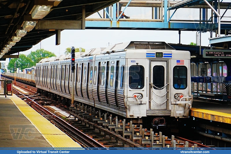 SEPTA Metro M4 1021
L1 All Stops to Frankford
ADTranz M4
