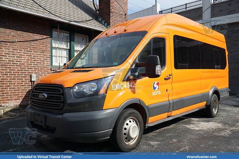 SEPTA EMC 4342
Ford Transit
Maintenance Vehicle
