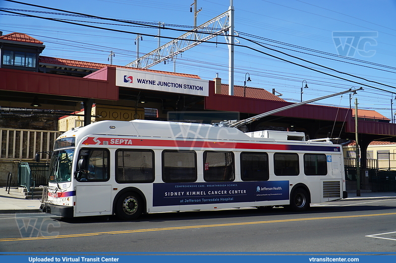 SEPTA 800 on Route 75
Route 75 to Wayne Junction Station
New Flyer E40LFR
