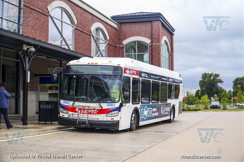 SEPTA 3083 on Route 113
Laying over at Claymont Transportation Center
Keywords: SEPTA Bus;New Flyer XDE40