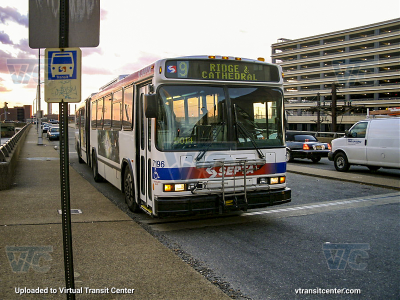 SEPTA 7196 on Route 9
Route 9 to Ridge and Cathedral

