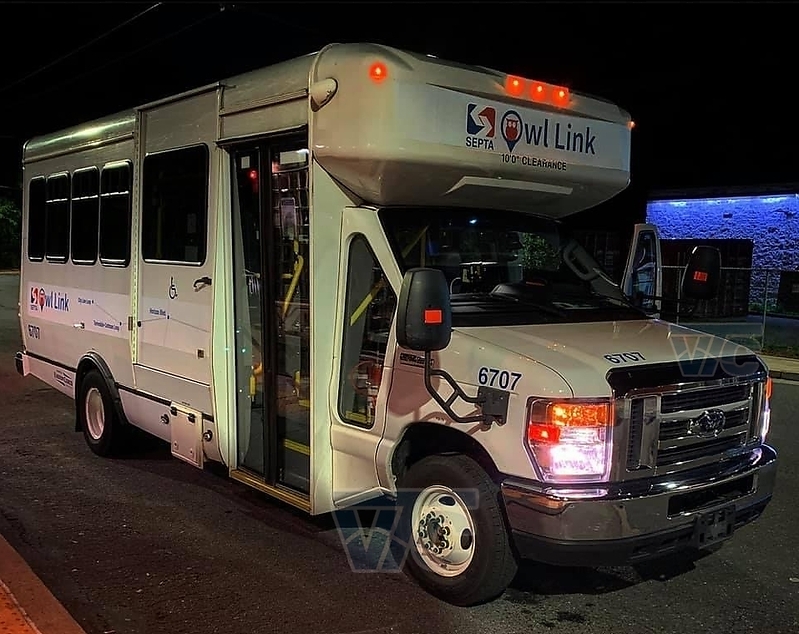 SEPTA CCT Connect 6707 on Owl Link Service
Owl Link Service
Ford E450

