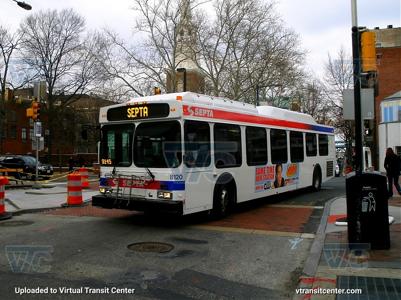 SEPTA 8120
SEPTA
Keywords: SEPTA Bus;New Flyer DE40LF;2nd
