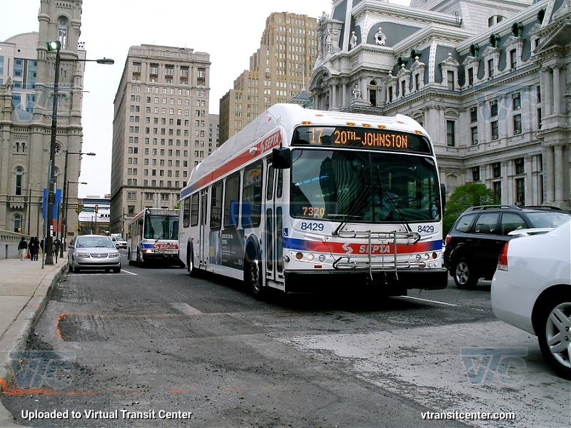 SEPTA 8429 on Route 17
Route 17 to 20th-Johnston
Keywords: SEPTA Bus;New Flyer Restyled;New Flyer DE40LFR