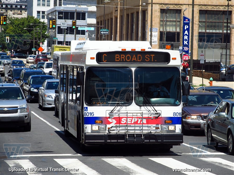 SEPTA 8016 on Route C
Route C to Broad Street, Geary Street
Keywords: SEPTA Bus;New Flyer D40LF