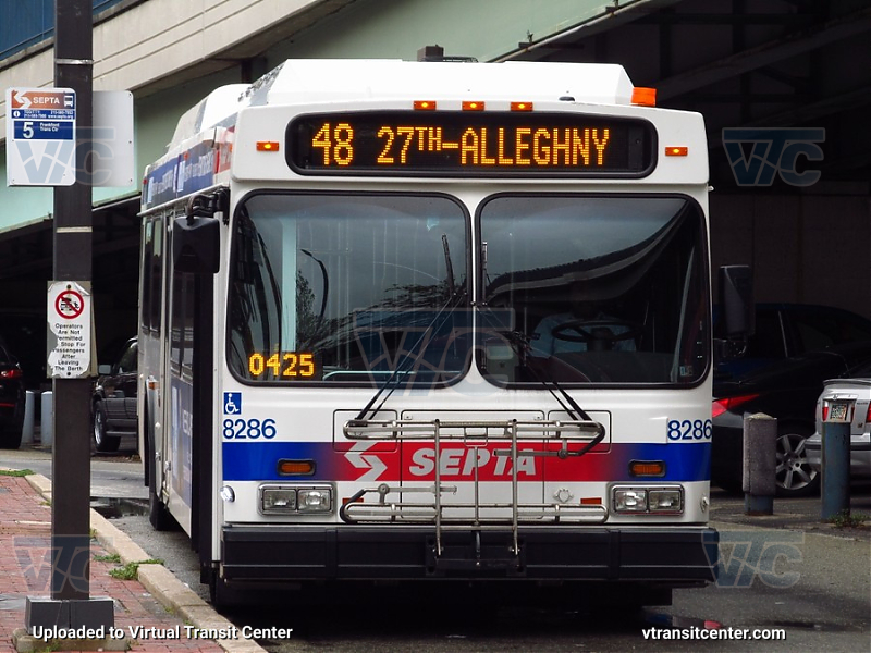 SEPTA 8286 on Route 48
Route 48 to 27th-Alleghny
Keywords: SEPTA Bus;New Flyer DE40LF;2nd