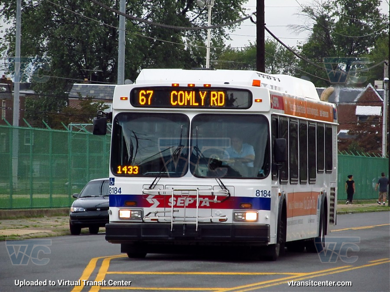 SEPTA 8184 on Route 67
Route 67 to Comly Road
Keywords: SEPTA Bus;New Flyer DE40LF;2nd