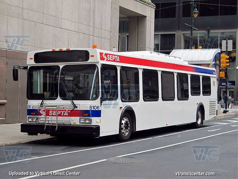 SEPTA 8106
Keywords: SEPTA Bus;New Flyer D40LF