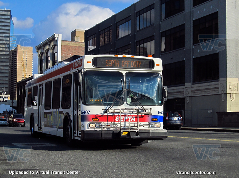 SEPTA 5407
Keywords: SEPTA Bus;New Flyer D40LF