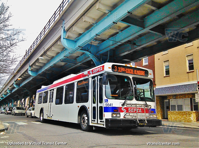 SEPTA 5641 on Route 3
Keywords: SEPTA Bus;New Flyer D40LF