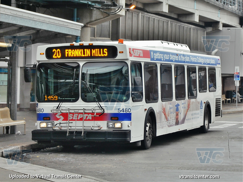 SEPTA 5480 on Route 20
Route 20 to Franklin Mills Mall
