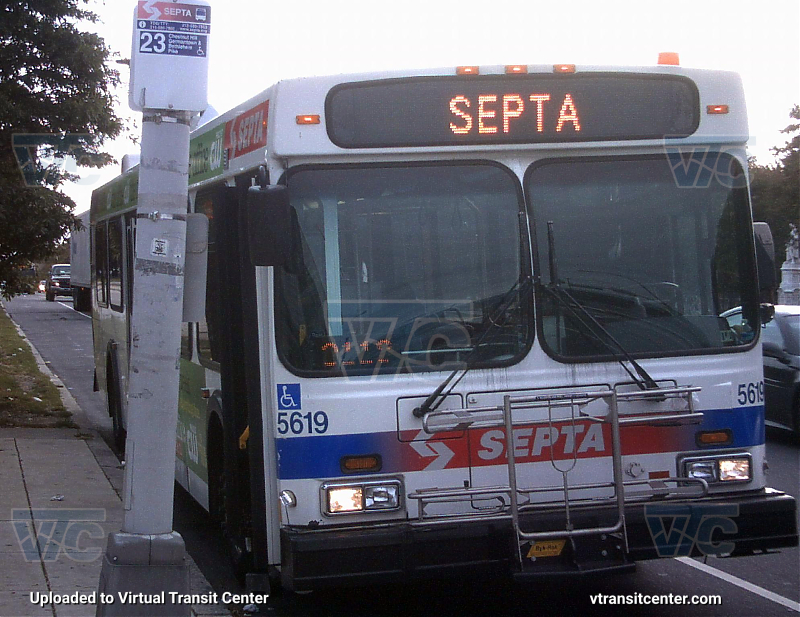 SEPTA 5619 on Route 23
SEPTA
