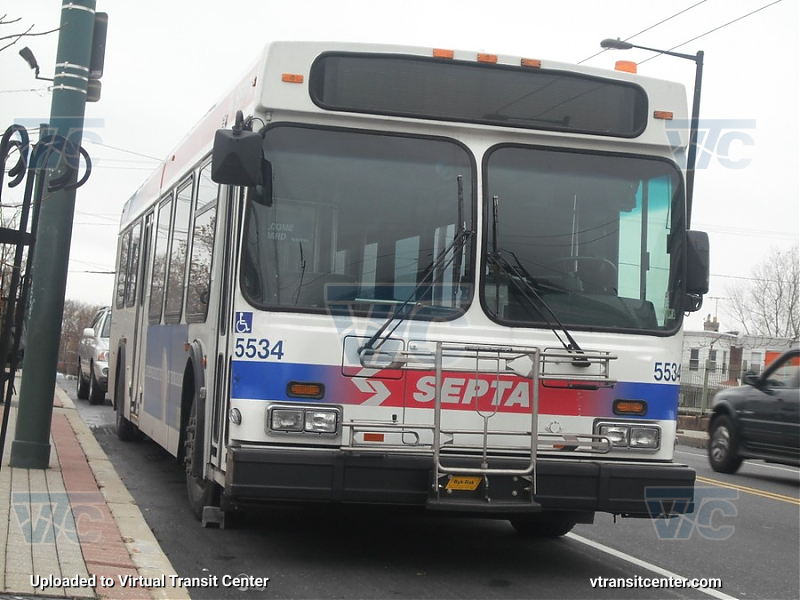 SEPTA 5534
Keywords: SEPTA Bus;New Flyer D40LF