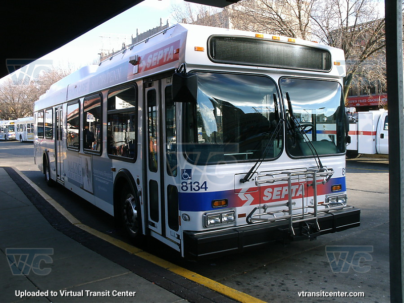 SEPTA 8134
Keywords: SEPTA Bus;New Flyer DE40LF;2nd
