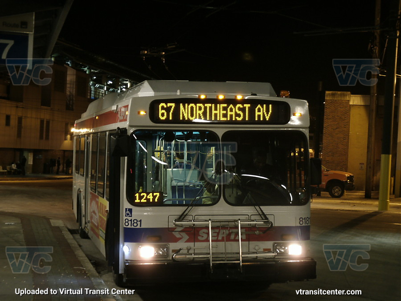 SEPTA 8181 on Route 67
Route 67 Northeast Avenue
Keywords: SEPTA Bus;New Flyer DE40LF;2nd