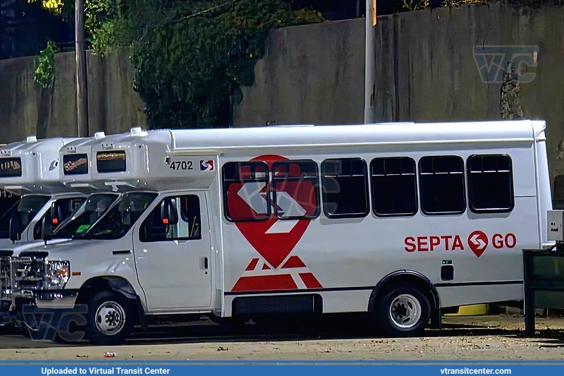 SEPTA GO 4702
SEPTA GO Livery
Ford Econoline Cutaway
Keywords: SEPTA GO;Ford E450