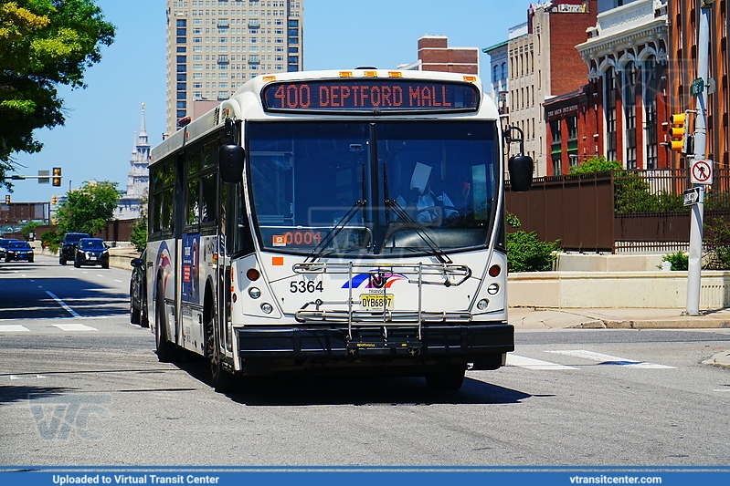 NJ Transit 5364 on Route 400
Route 400 to Deptford Mall
NABI 416.15 Suburban
Keywords: NJTBus;NABI416