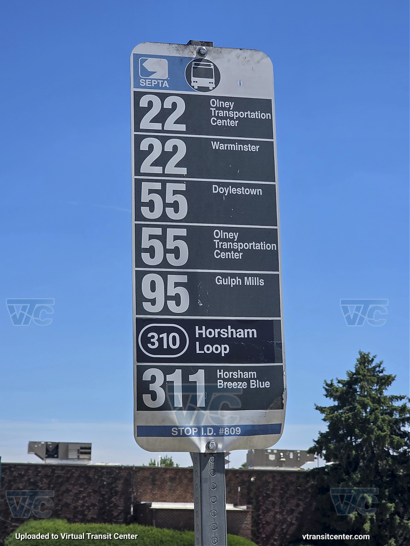 Willow Grove Park Mall Transit Stop
Featuring now-retired route 311
