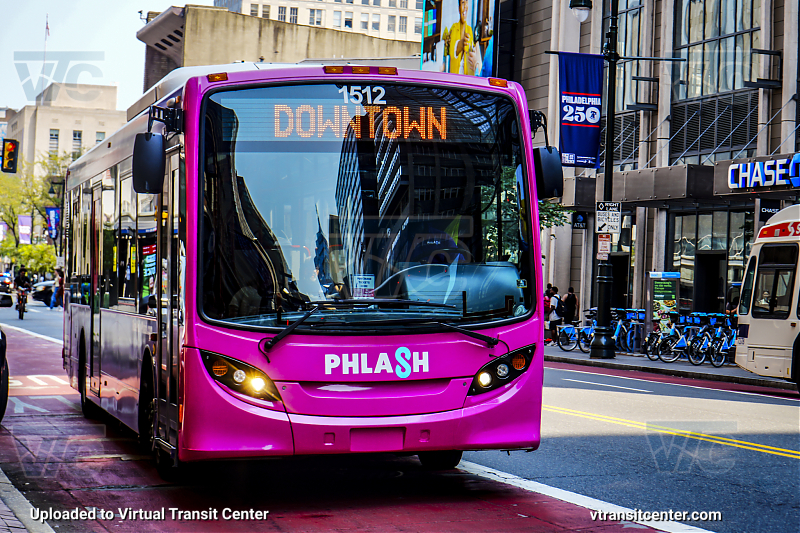 Krapf's Transit 1512 on PHLASH Downtown
PHLASH Downtown Circulator
Keywords: Krapfs Transit;New Flyer MiDi