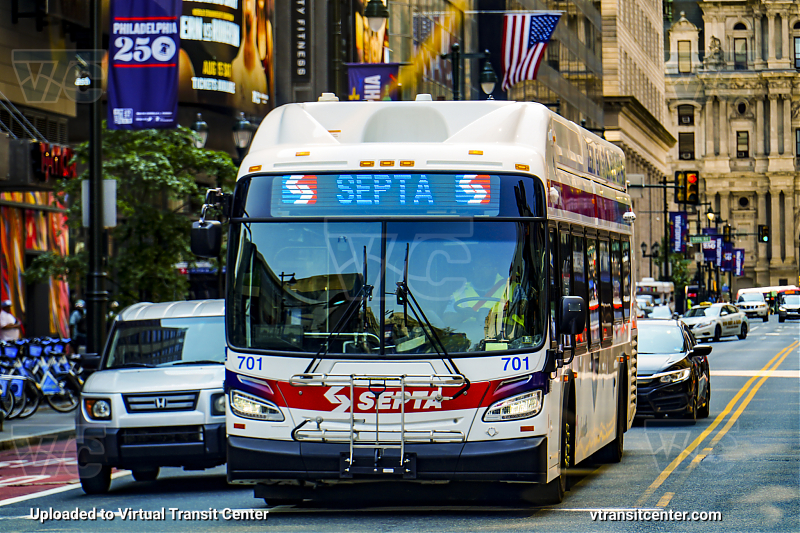 SEPTA XHE40 701
SEPTA sign with full color logos, beautiful
Keywords: SEPTA Bus;Hydrogen Fuel Cell;New Flyer XHE40;Zero Emissions Bus
