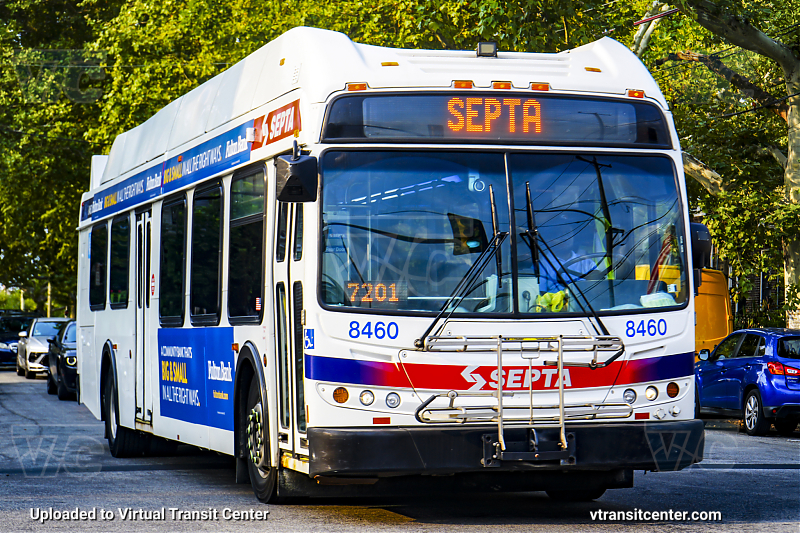 SEPTA 8460 on Route 57
Route 57 to Whitman Plaza (Sign on SEPTA)
