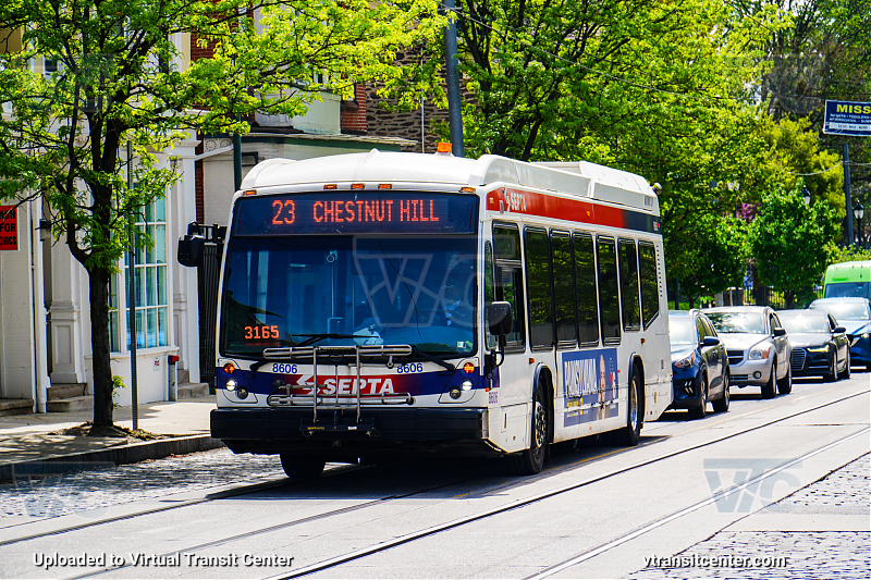 SEPTA 8606 on Route 23
Route 23 to Chestnut Hill
NovaBus LFS
Keywords: SEPTA;NovaBus LFS
