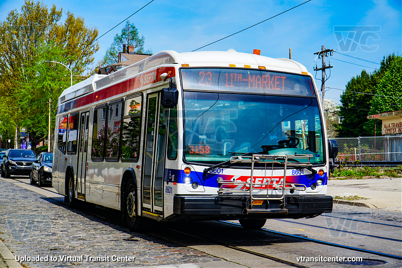 SEPTA 8601 on Route 23
Route 23 to 11th and Market
NovaBus LFS
Keywords: SEPTA;NovaBus LFS