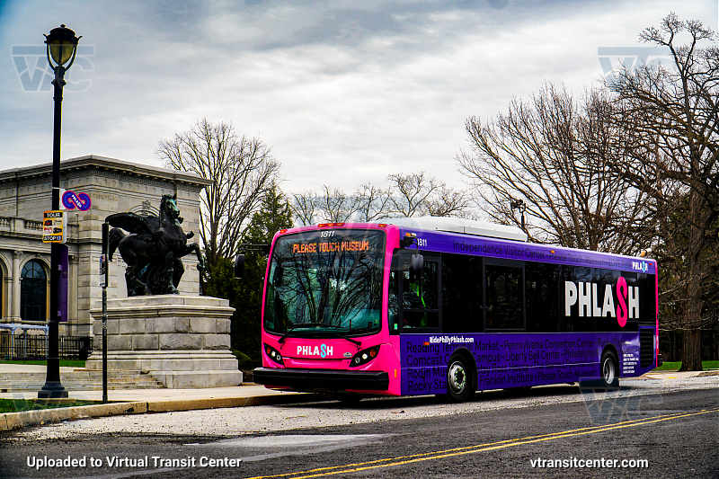 Krapf's Transit 1811 on PHLASH
PHLASH West Loop
Alexander-Dennis Enviro200
