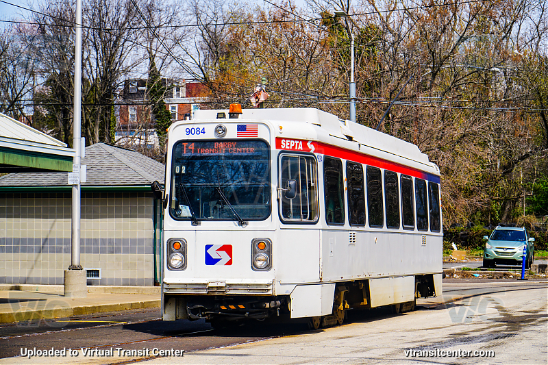 SEPTA Trolley K-car 9084 on Route T4
Route T4 to Darby Transit Center (Former Route 11)
Kawasaki LRV
