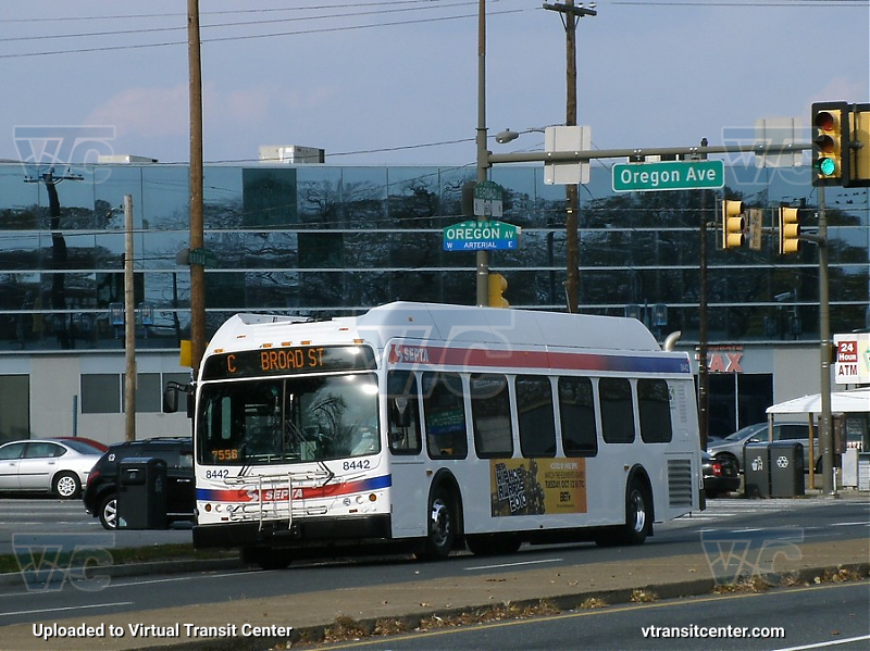 SEPTA 8442 on Route C
Route C to Broad St & Geary St
Keywords: SEPTA Bus;New Flyer Restyled;New Flyer DE40LFR