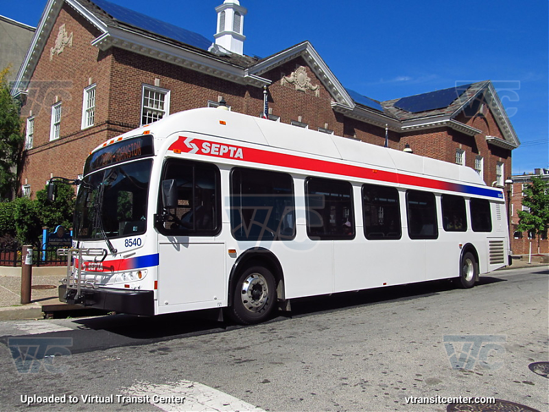 SEPTA 8540 on Route 2
Route 2 to 20th-Johnston
Keywords: SEPTA Bus;New Flyer Restyled;New Flyer DE40LFR