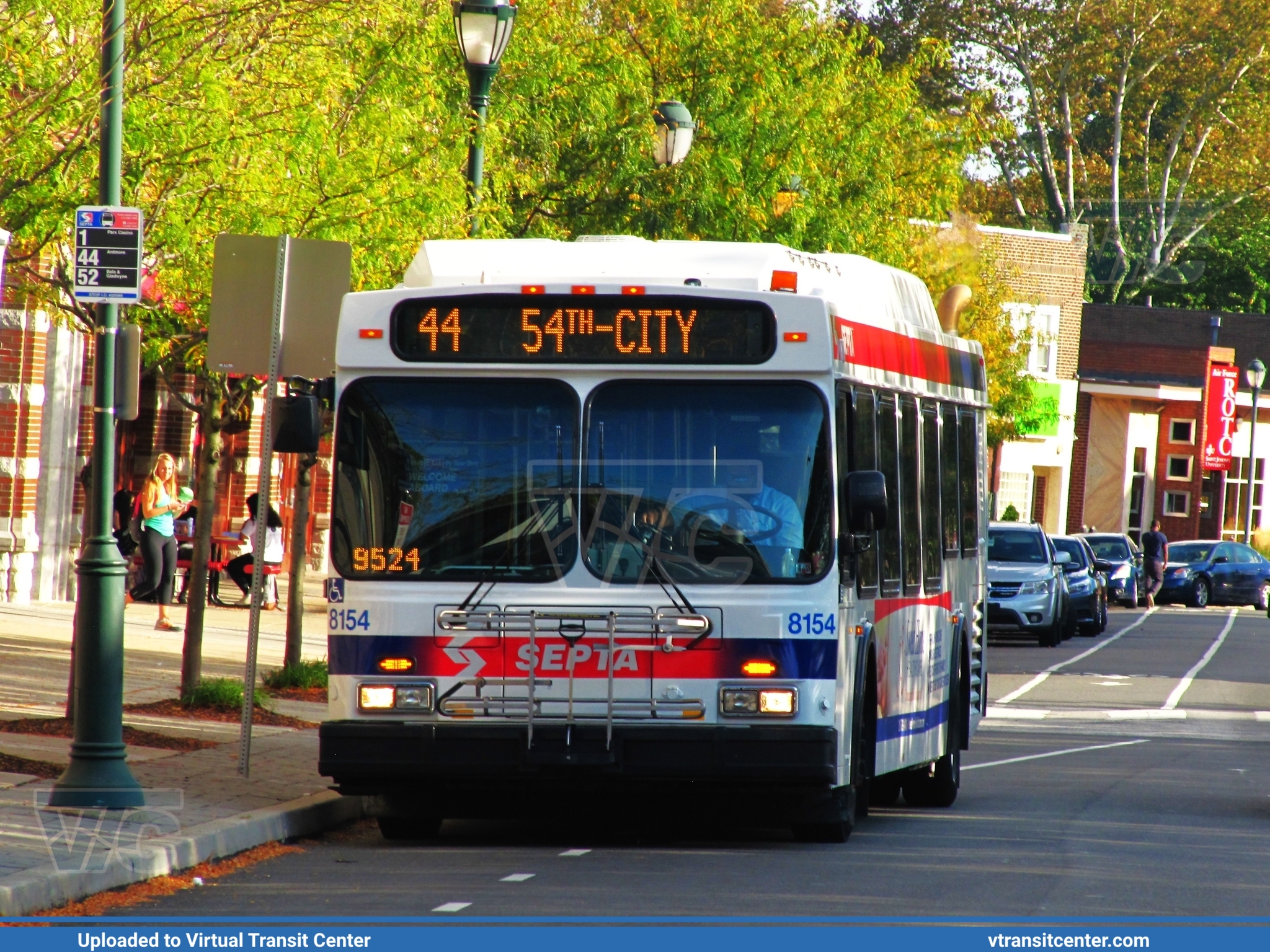 SEPTA 2008-2009 New Flyer DE40LF - SEPTA 8154 on Route 44 - VTC Multimedia