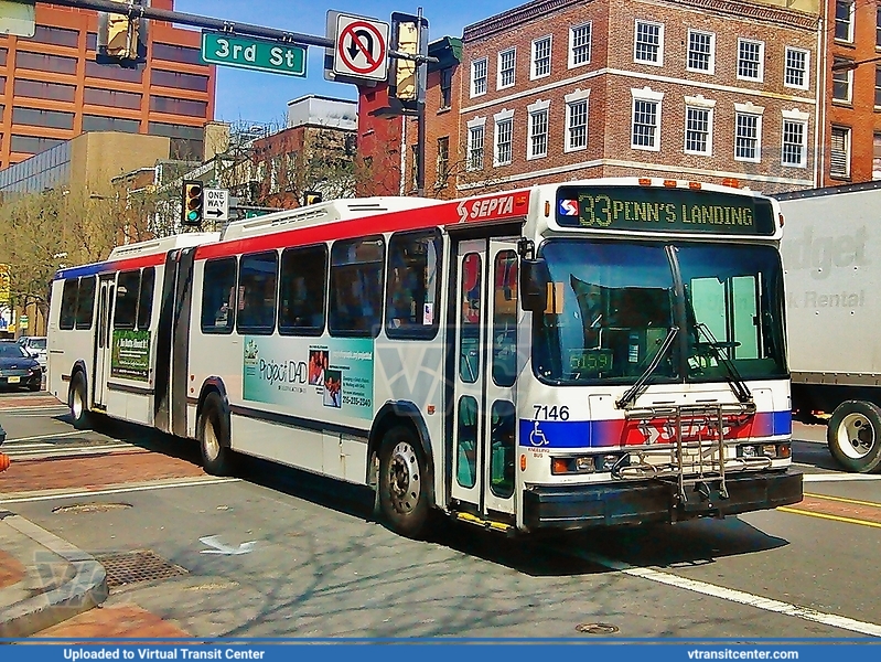 SEPTA 7146 on Route 33
Route 33 to Penn's Landing
Neoplan AN460
April 19th 2014
