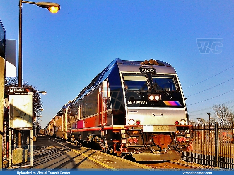 NJ Transit ALP-45DP 4522
ALP-45DP Leading
Raritan Valley Line to High Bridge
