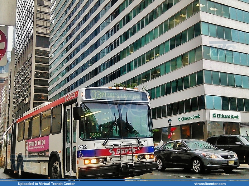 SEPTA 7202 on Route 33
Route 33 to Penn's Landing
Neoplan AN460
April 29th 2014
