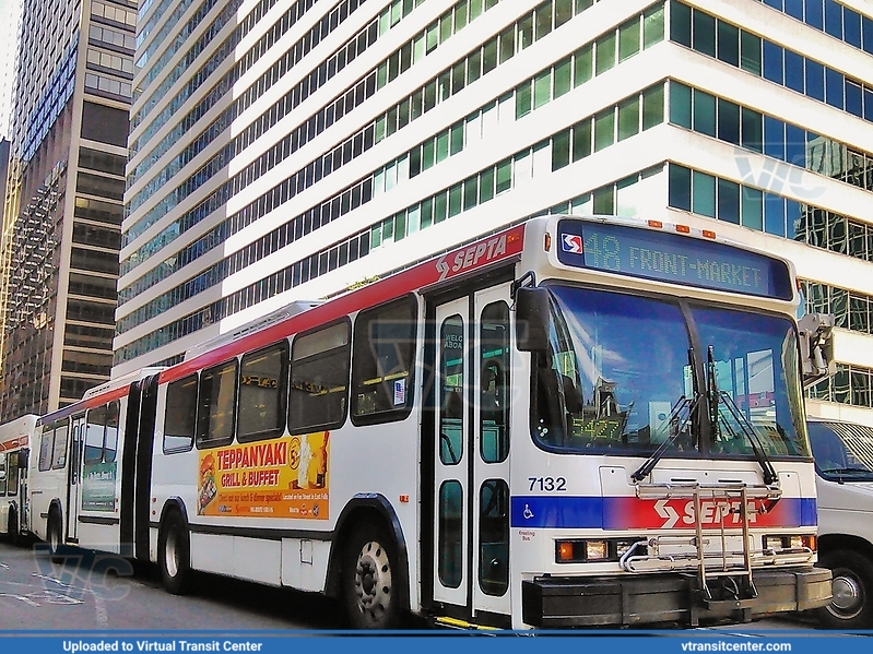 SEPTA 7132 on Route 48
Route 48 to Front-Market
Neoplan AN460
May 1st 2014
