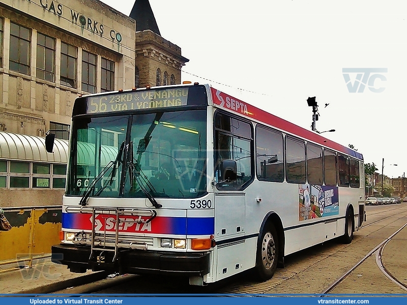 SEPTA 5390 on Route 56
Route 56 to 23rd-Venango via Lycoming
NABI 416.15
May 9th 2014

