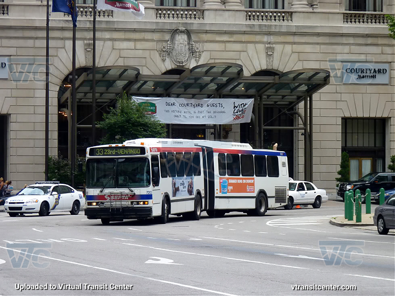 SEPTA 7202 on Route 33
Route 33 to 23rd-Venango
