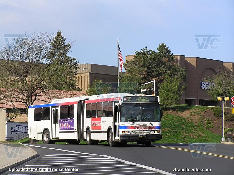 SEPTA 7209 on Route 55
Route 55 to Olney Terminal
