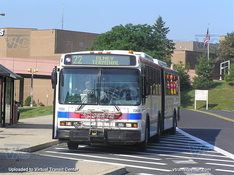 SEPTA 7209 on Route 22
Route 22 to Olney Terminal
