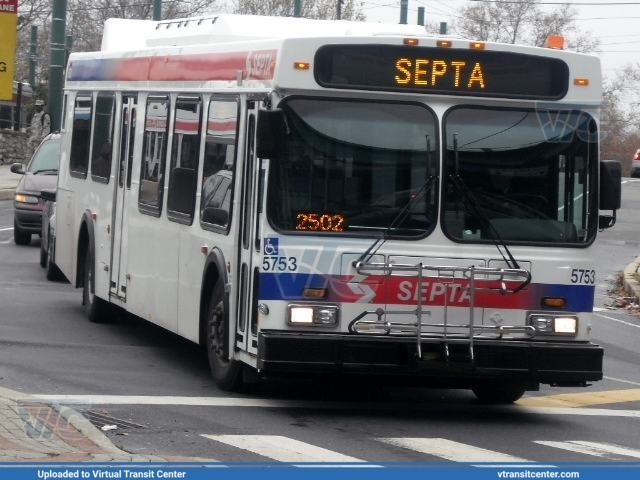 SEPTA 5753
Blank Sign
New Flyer D40LF
November 14th, 2009
